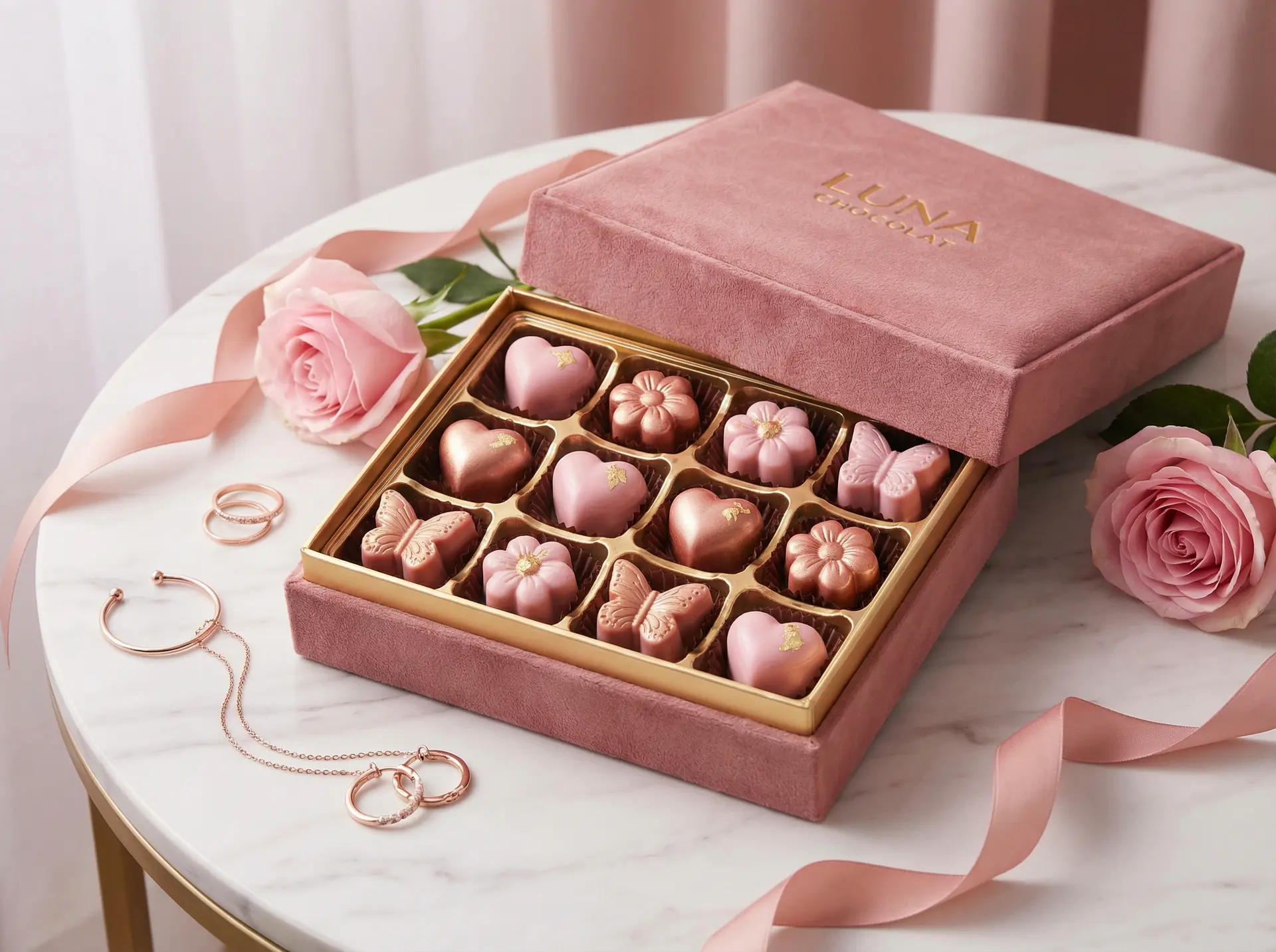 女性向巧克力系列 - 糖心 ，花漾系列精美礼盒